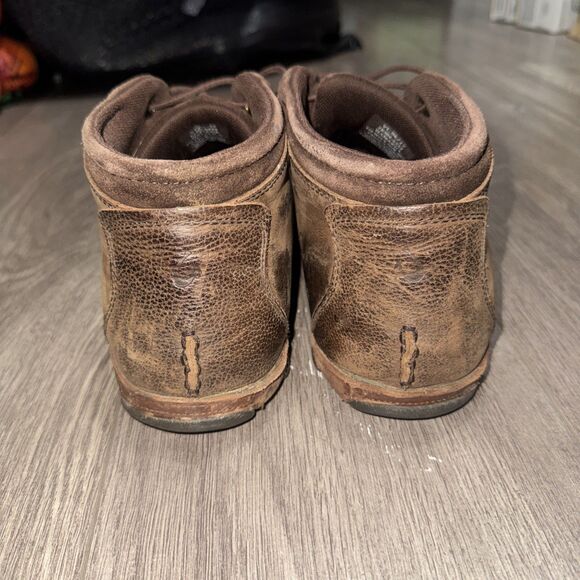 Olukai Hamakua Men's Size 11.5 Shoes Brown Leather Lace Up Chukka Ankle Boots - Picture 4 of 7